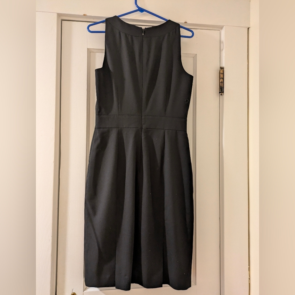 JCrew Black Sleeveless Midi Dress - Picture 2 of 4